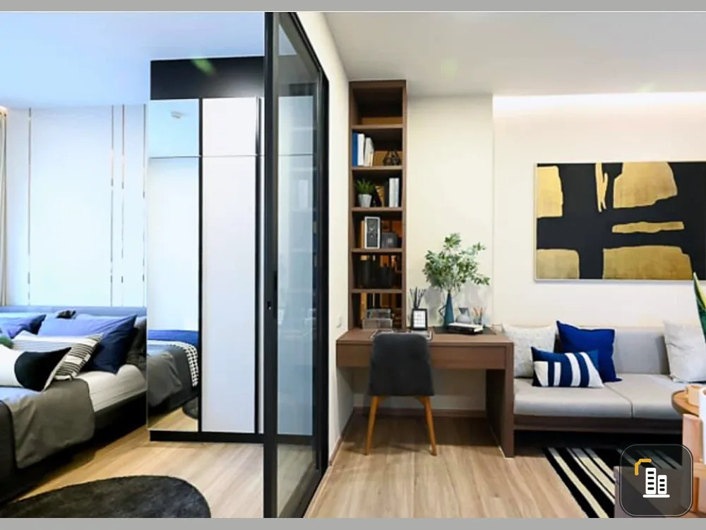 Sale down payment, Condo The Stage Mindscape Ratchada - Huai Khwang, convenient to travel, near MRT, good location, don't wait!