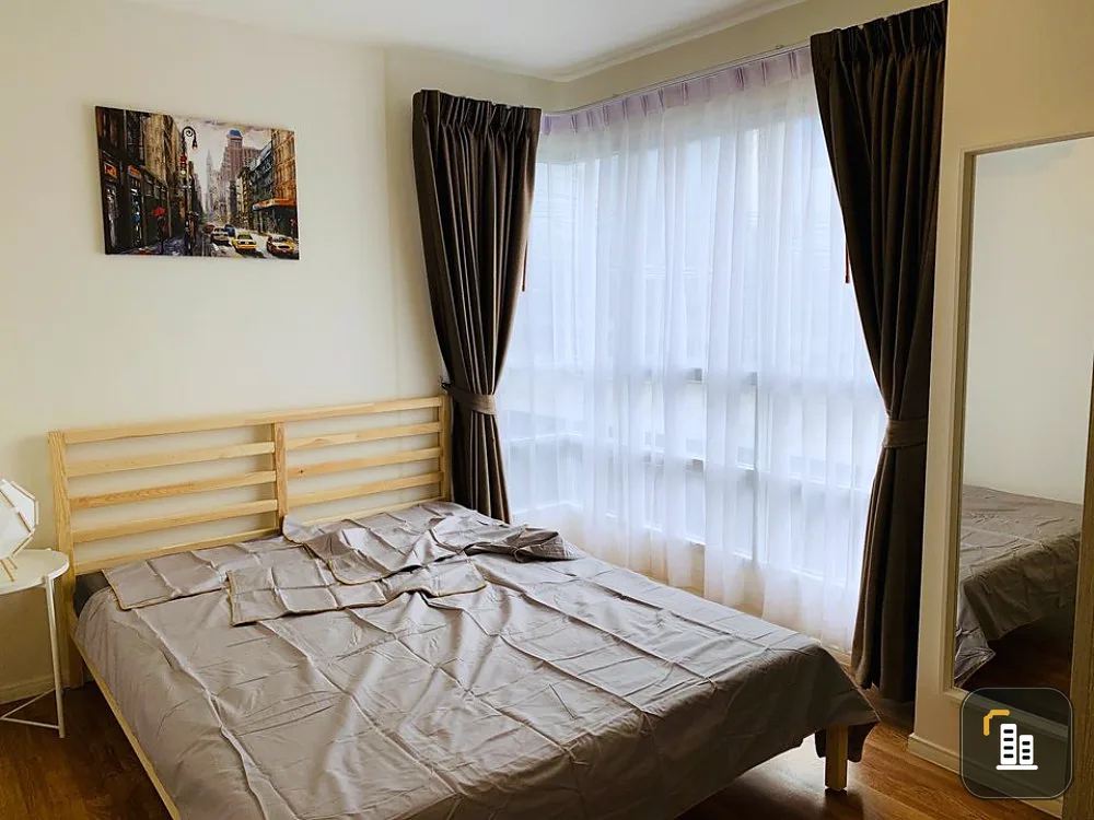 Condo for sale, Lumpini Place Rama 4-Ratchadaphisek, beautiful room, fully furnished, good location, next to MRT, can't miss it