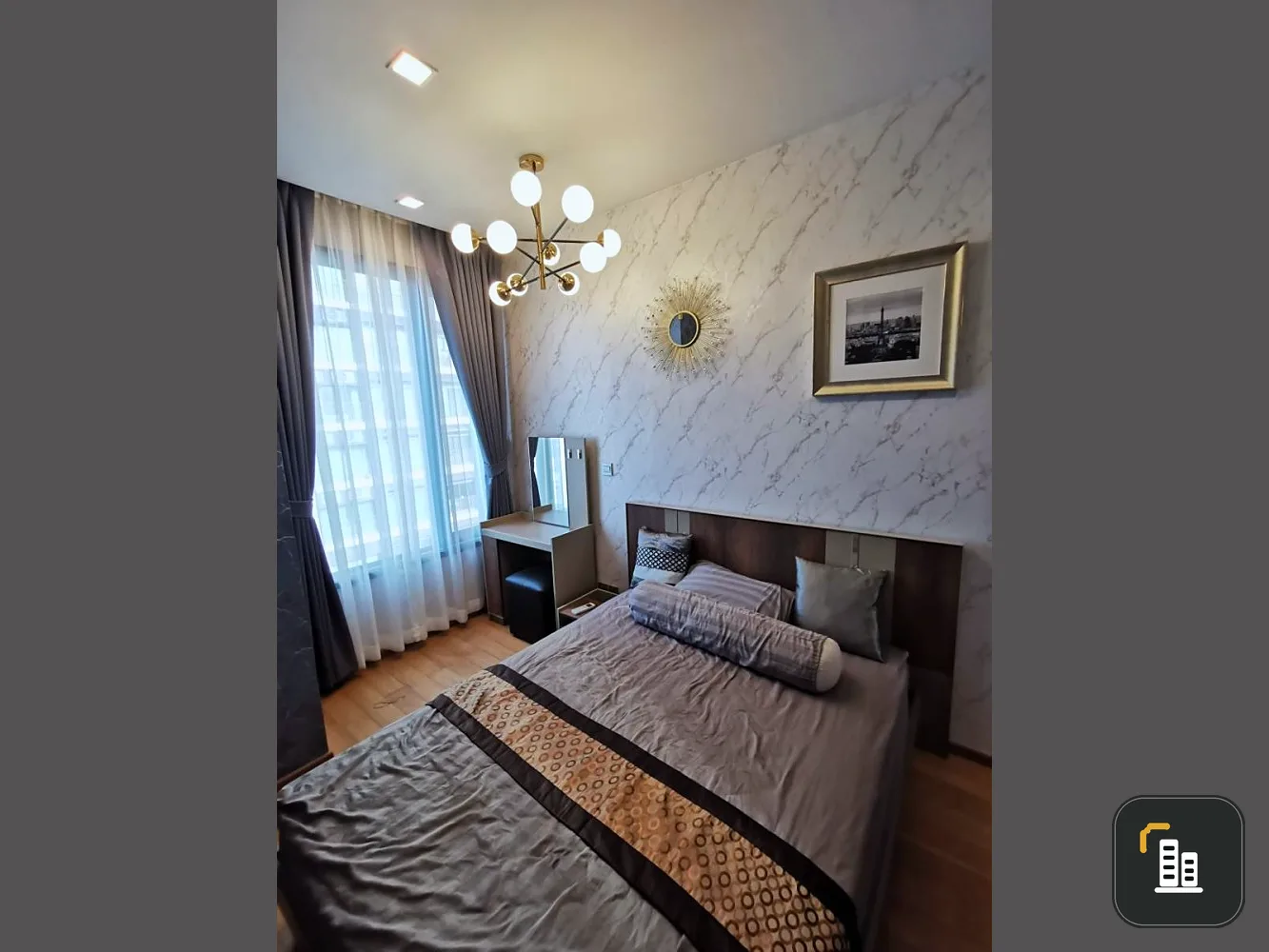 Condo for sale KEYNE by Sansiri, near BTS, newly decorated, beautiful room, fully furnished, complete electrical appliances, don't wait.