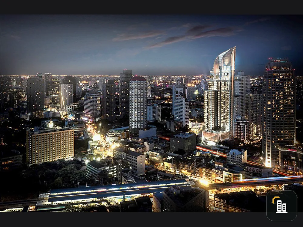 Urgent sale, Condo Lavic Sukhumvit 57, corner room, high floor, beautiful view, 3 bedrooms, good location, in the heart of the city, luxury, don't wait.
