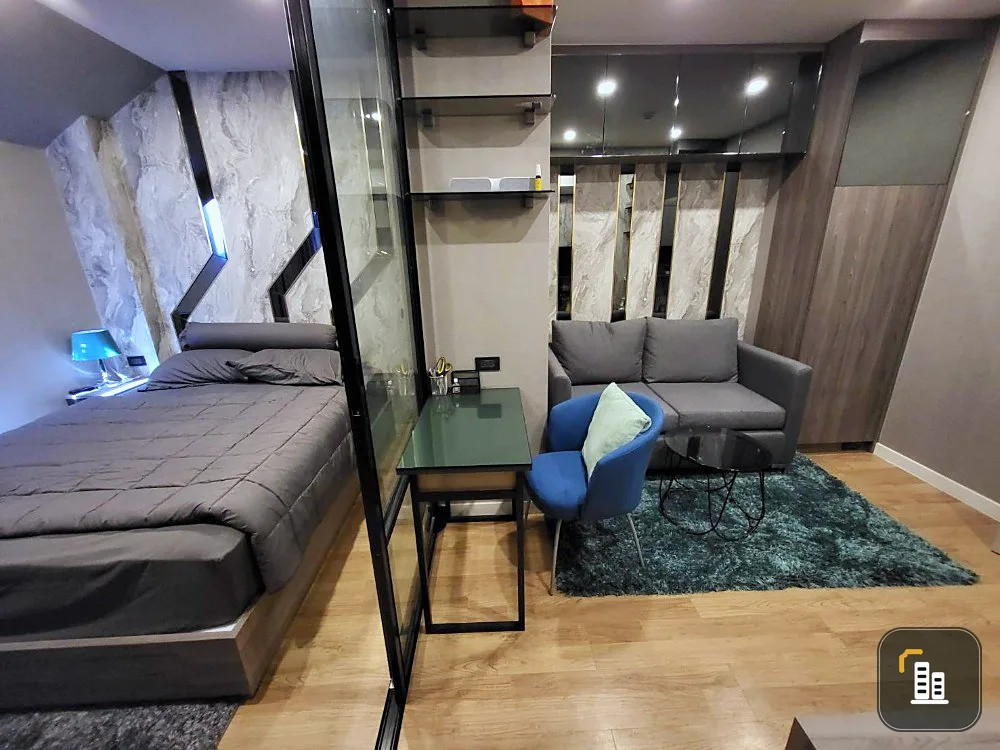 Urgent sale!! Condo Groove Ratchada-Rama 9, new condo, ready to move in, beautiful room, fully furnished, book now!!