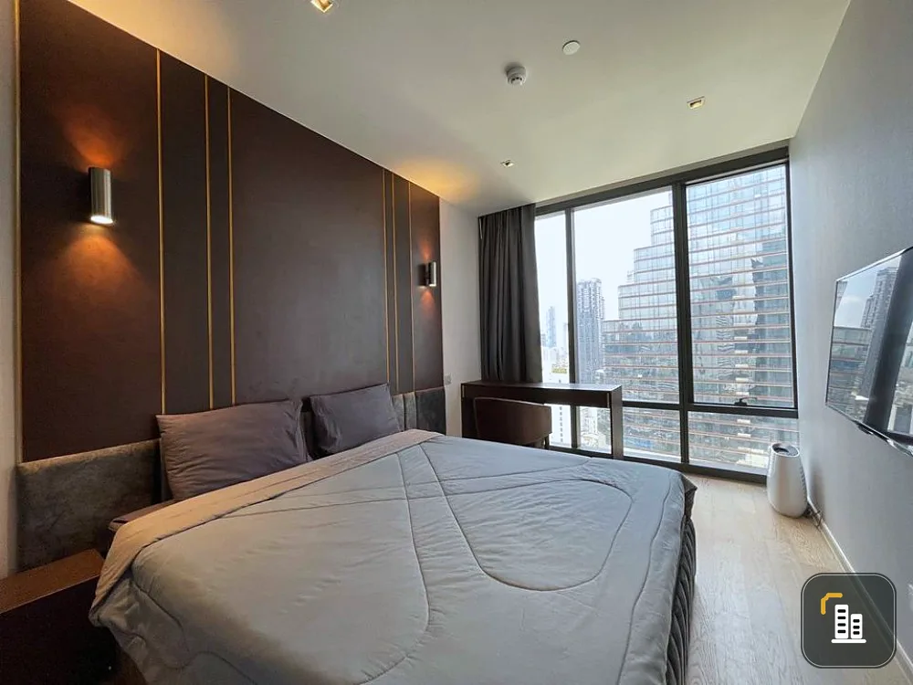 Condo for rent or sale, Ashton Silom, 2 bedrooms, Mahanakhon building view, near shopping malls, fully furnished, ready to move in, don't wait!!