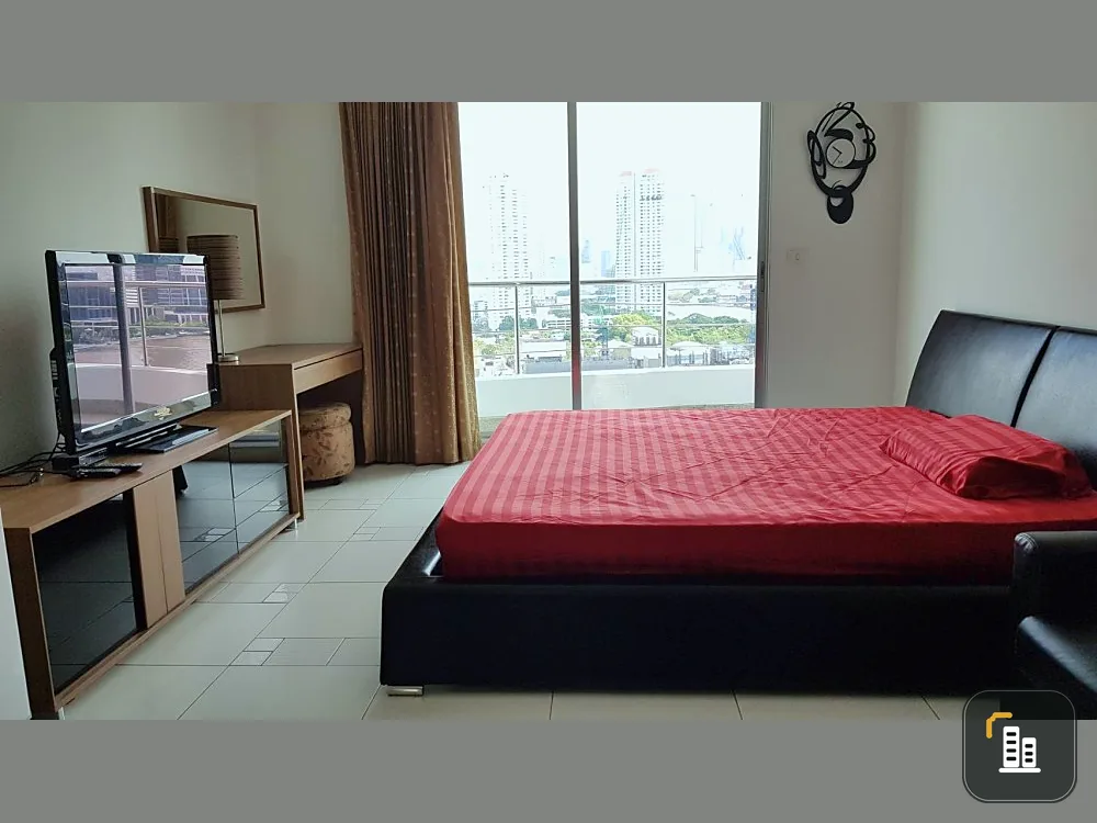For rent,sale Supalai River Place, 19th floor, good view, high floor, fully furnished, can move in immediately. Book now, don't wait.