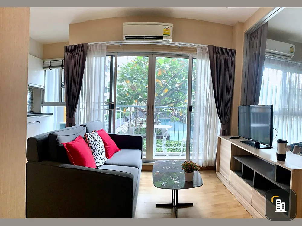 Condo for sale, Parkland Taksin, Tha Phra, nice decorated room Affordable price, convenient, complete, finish here. Hurry up to buy.