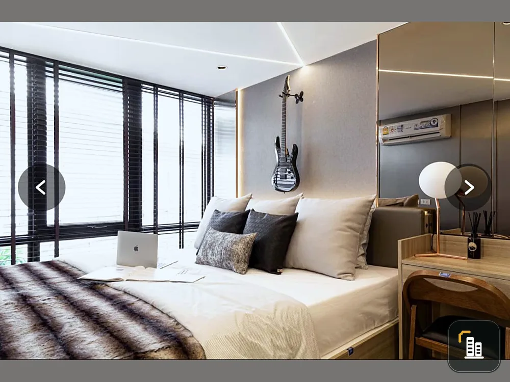 Sale down payment, Altitude Unicorn Condo, Sathorn - Thapra, 21st floor, high ceiling, good location, fully furnished, hurry to reserve!!