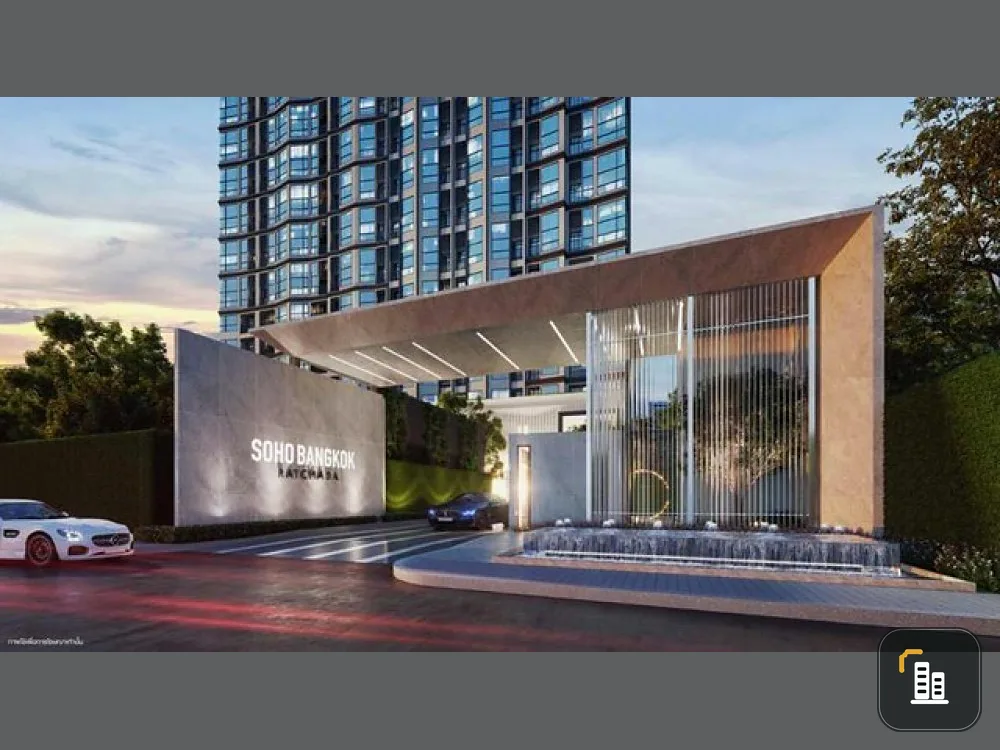 Sale down payment!! Condo Soho Bangkok Ratchada, rare location, beautiful view, book now!!