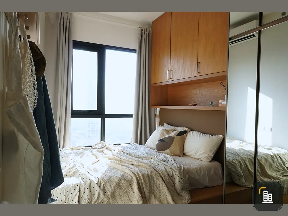 Condo for rent, Knightsbridge Prime On Nut, high floor, Chao Phraya river view, near BTS, hurry and book now