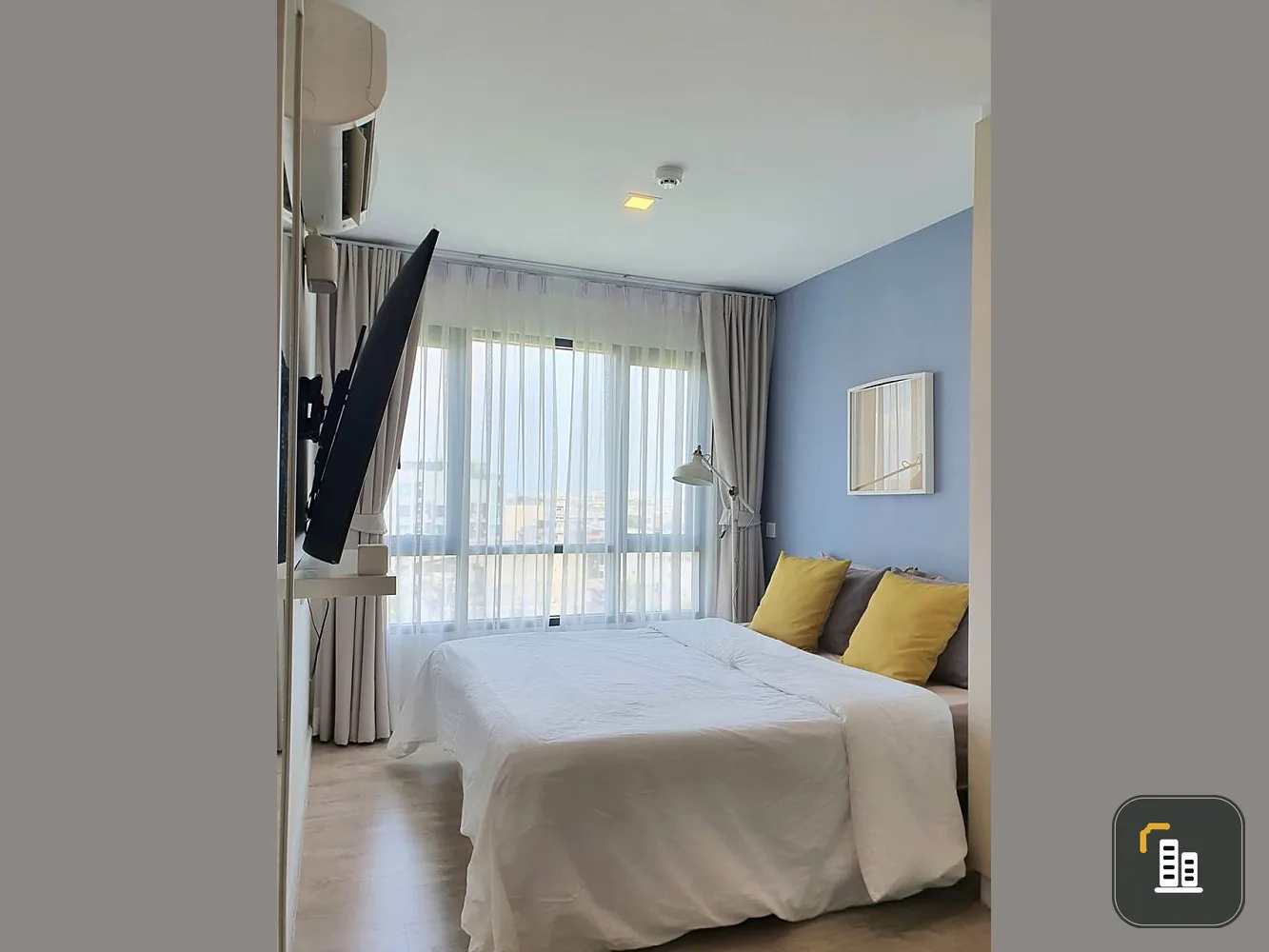 Condo for sale, Pause Sukhumvit 115, beautiful room, good view, ready to move in, near the train, book now!!