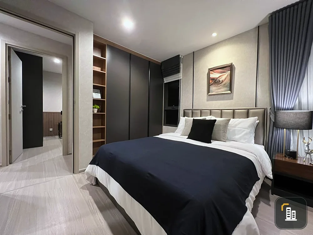 Oh my, the room is very magnificent. Condo for rent, Life Ladprao, corner room, beautiful and luxurious room. All electrical appliances Book now