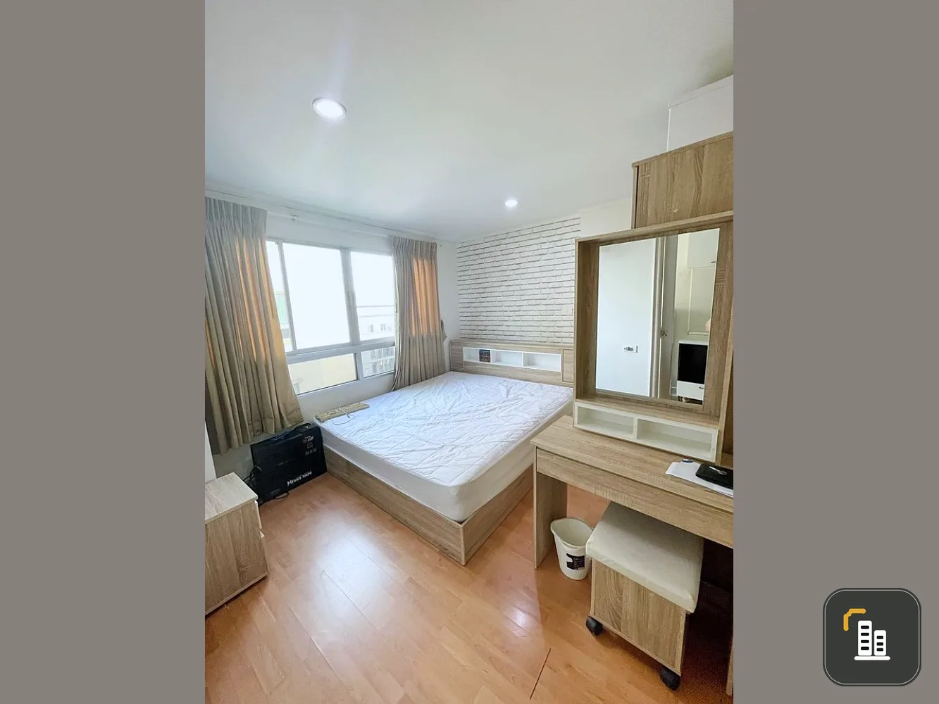 Condo for sale, Lumpini Ville, Cultural Center, beautiful room, nice room, fully furnished, near BTS, don't wait, book now.