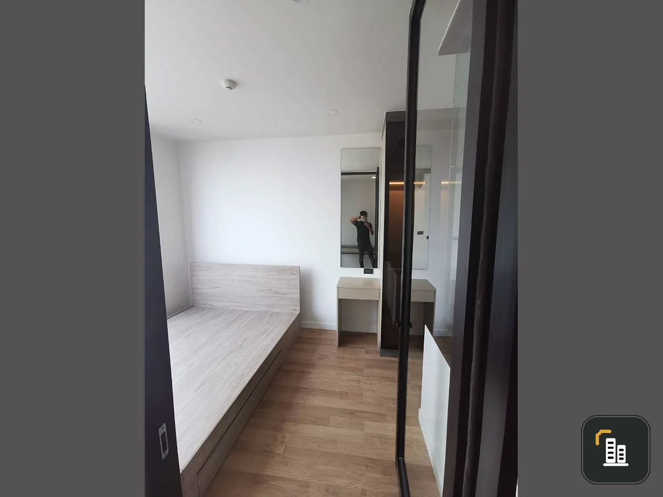 Urgent sale!! Condo Grove Ratchada-Rama 9, new condo, 8th floor, beautiful room, good view, fully furnished, don't miss it!!