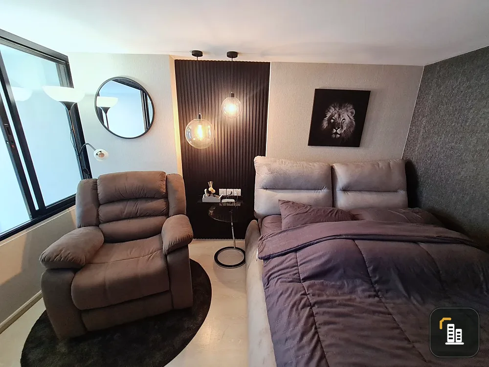 Condo for rent, Knightsbridge Phaholyothin-Interchange, 14th floor, Duplex 1 bed plus, beautiful room, ready to move in, book now.