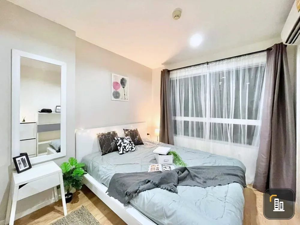 For Sale / Rent Condo Lumpini Ville On Nut - Phatthanakan, corner room, garden view, not hot, minimalist style