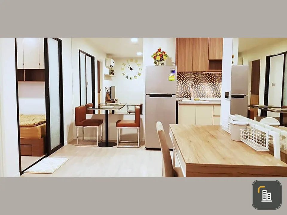 2 bedroom cute room Nice place to move, can live for 1-3 people at Kave Condo, beautiful room, ready to move in. Everything is ready.