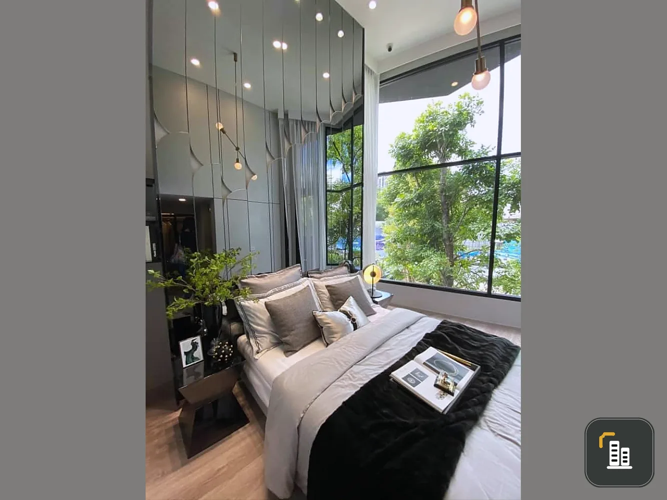 Sale down payment, Condo Knightsbridge Space Rama 4, corner room, southeast, don't miss it.