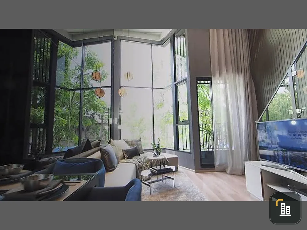 Sale down payment Knightsbridge Space Rama 4, beautiful position, high floor, long view to Asoke, don't miss it.