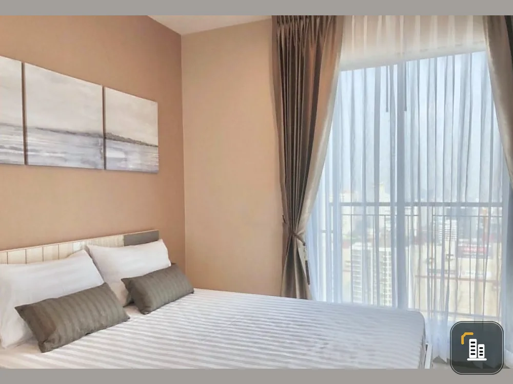 For rent!! Rhythm Asoke Condo, beautiful room, high floor (36th floor), good location, convenient transportation, don't miss it!!