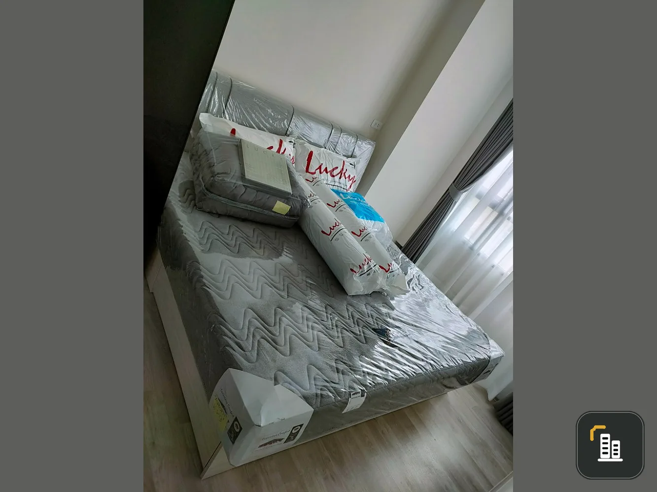 For rent!! Condo Niche Mono Mega Space Bangna, 39th floor, beautiful room, fully furnished, ready to move in, book now!!