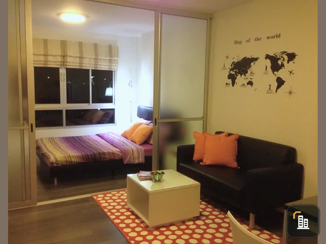 For rent dcondo Campus Resort Rangsit 1 bedroom 1 bathroom fully furnished Come but get bad.