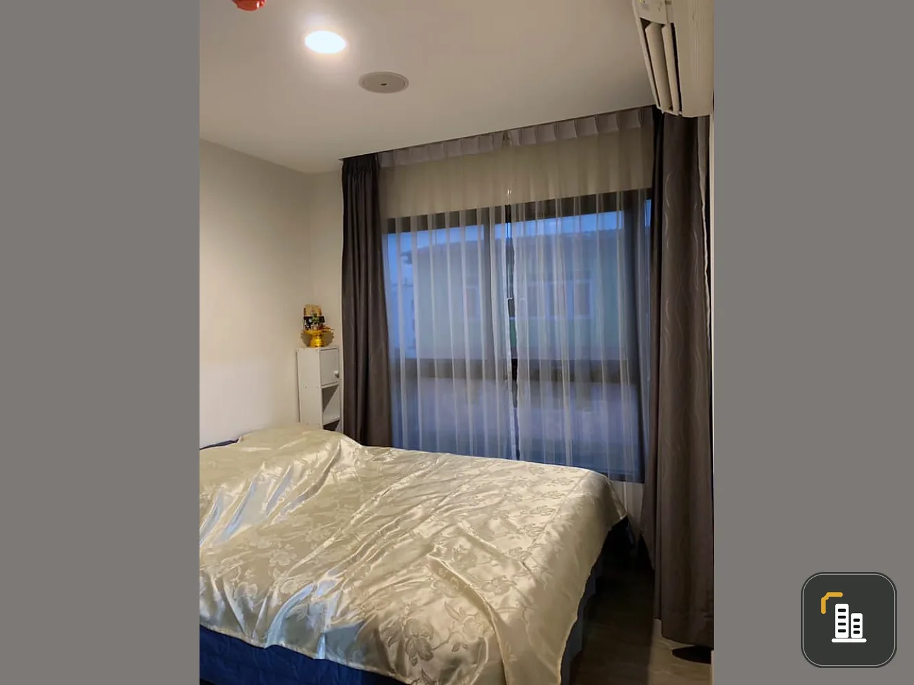 Condo for sale, Villa Lasalle, fully furnished, electrical appliances The room is ready. Don't miss it. Hurry up.