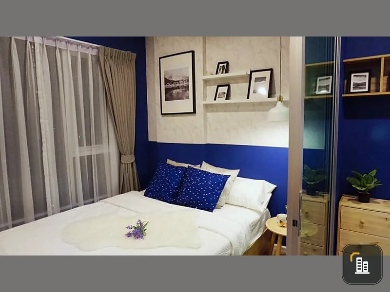 Wow! For rent, Happy Condo, Don Mueang, very nice, 1 bedroom, fully furnished. Carry the bag in immediately.