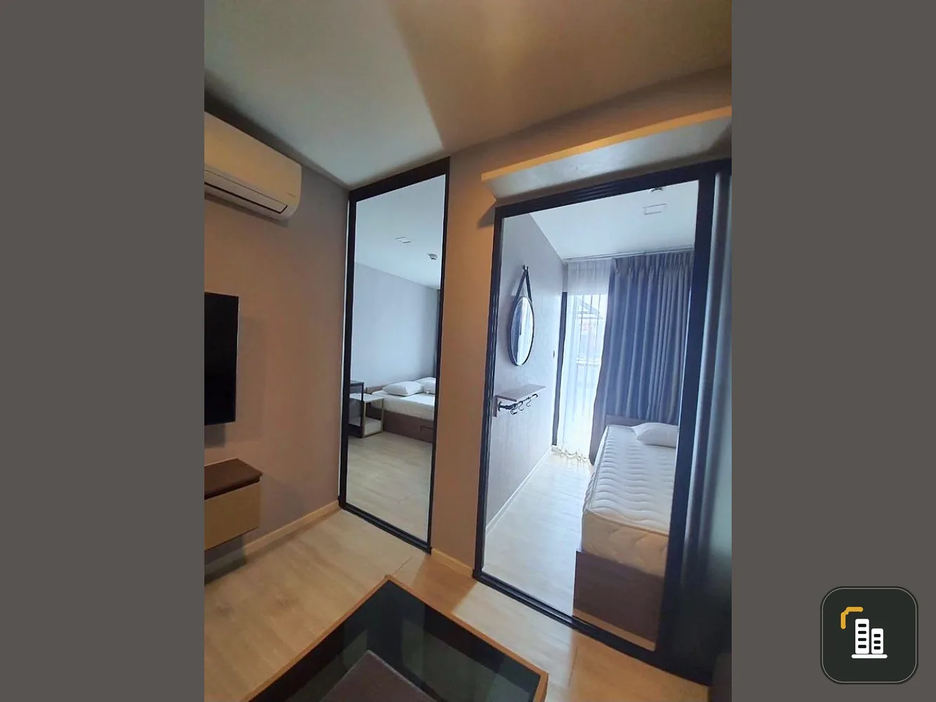 For rent, kave condo, 2 bedrooms, 1 bathroom, corner room is very hard to find. The location, plus a room like this. Hurry up to reserve.
