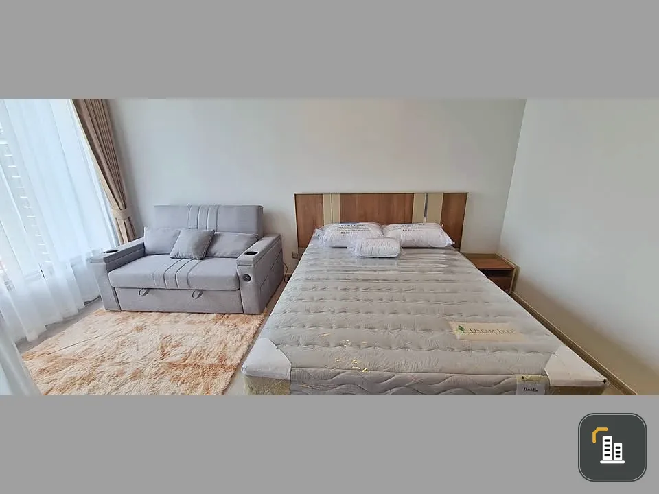 Condo for rent Life Asoke-Rama 9, high floor, beautiful view, no block, new room, walk near the train, hurry to reserve