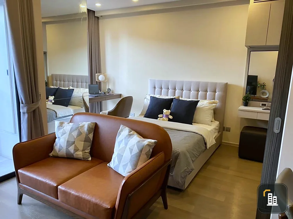Condo for rent, Ashton Asoke, beautiful view, quiet, new room, fully furnished, complete electrical appliances, hurry to reserve