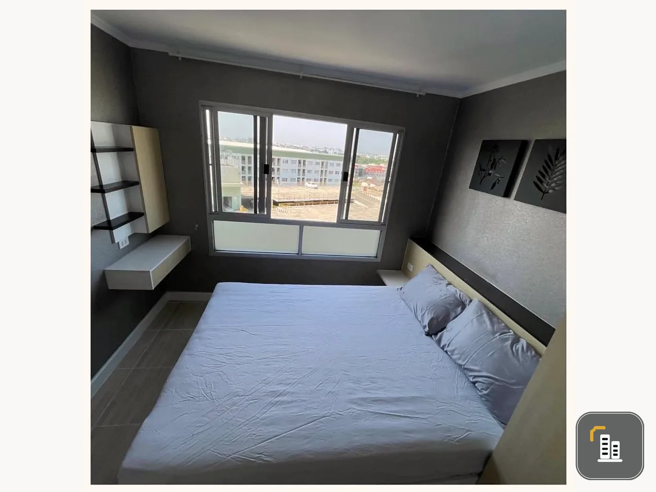 Sale Lumpini Ville Ramintra - Laksi, facing north. The room is in good condition, don't wait.
