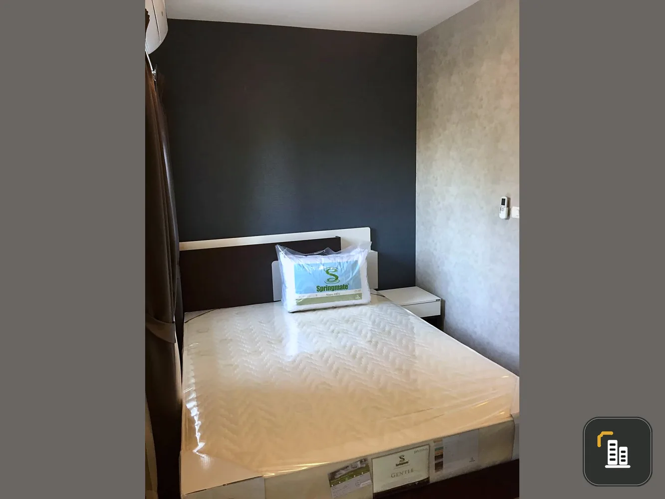 Condo for rent/sale, Plum Condo, Bang Yai Station, beautiful room, built-in, complete, good price, don't wait, hurry and book now.