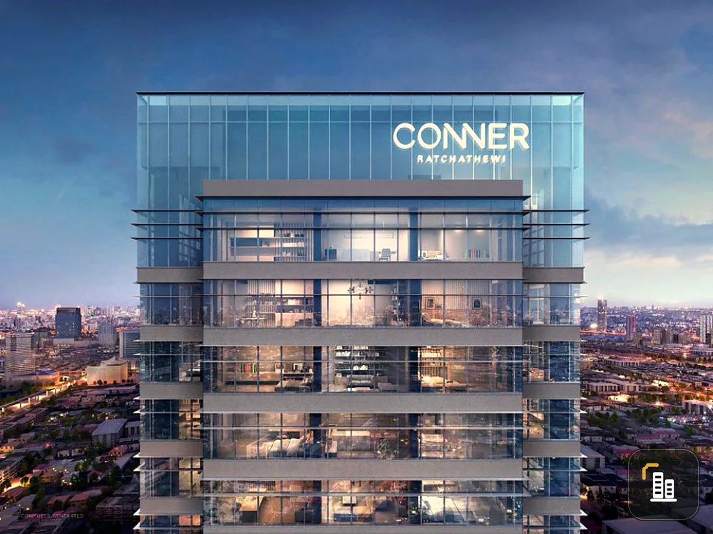 Sale down payment Condo Conner Ratchathewi, south side, windy, not hot, city view, don't wait, hurry