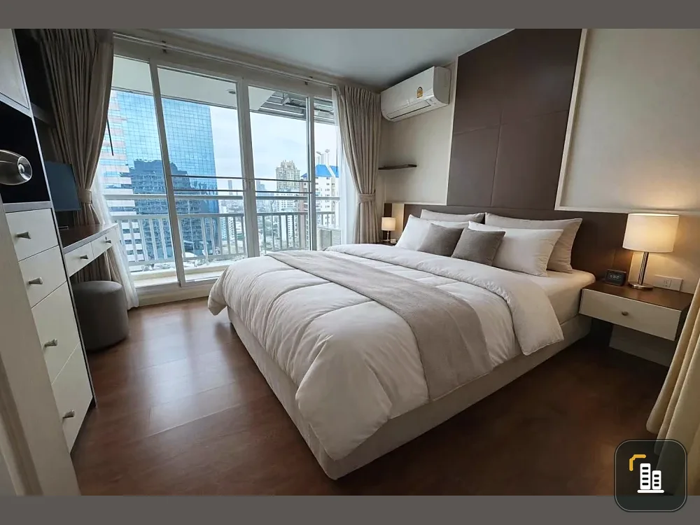 For rent, Grand Park View Asoke, city view, private, do not miss.