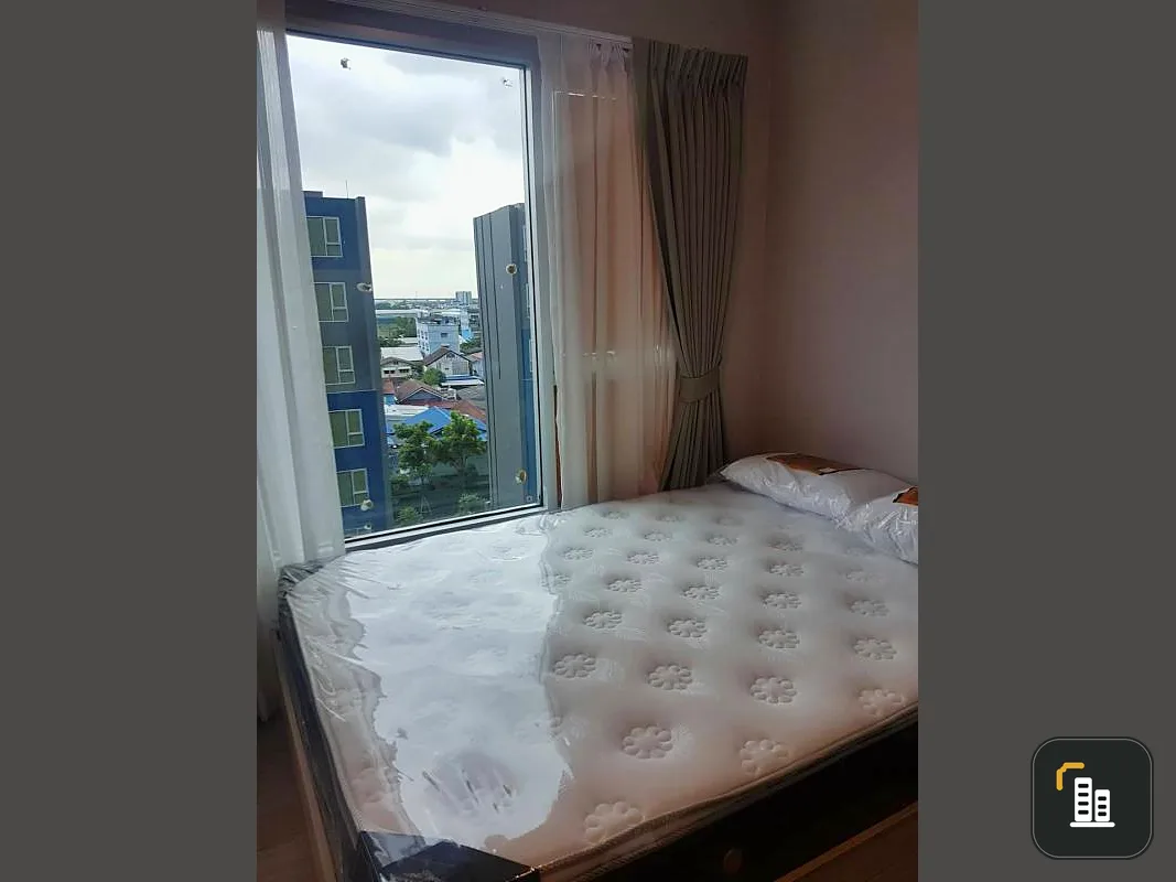 For rent, Happy Condo, Don Mueang, The Terminal, beautiful room, affordable price, ready to be furnished, finish here, don't think too much, hurry.