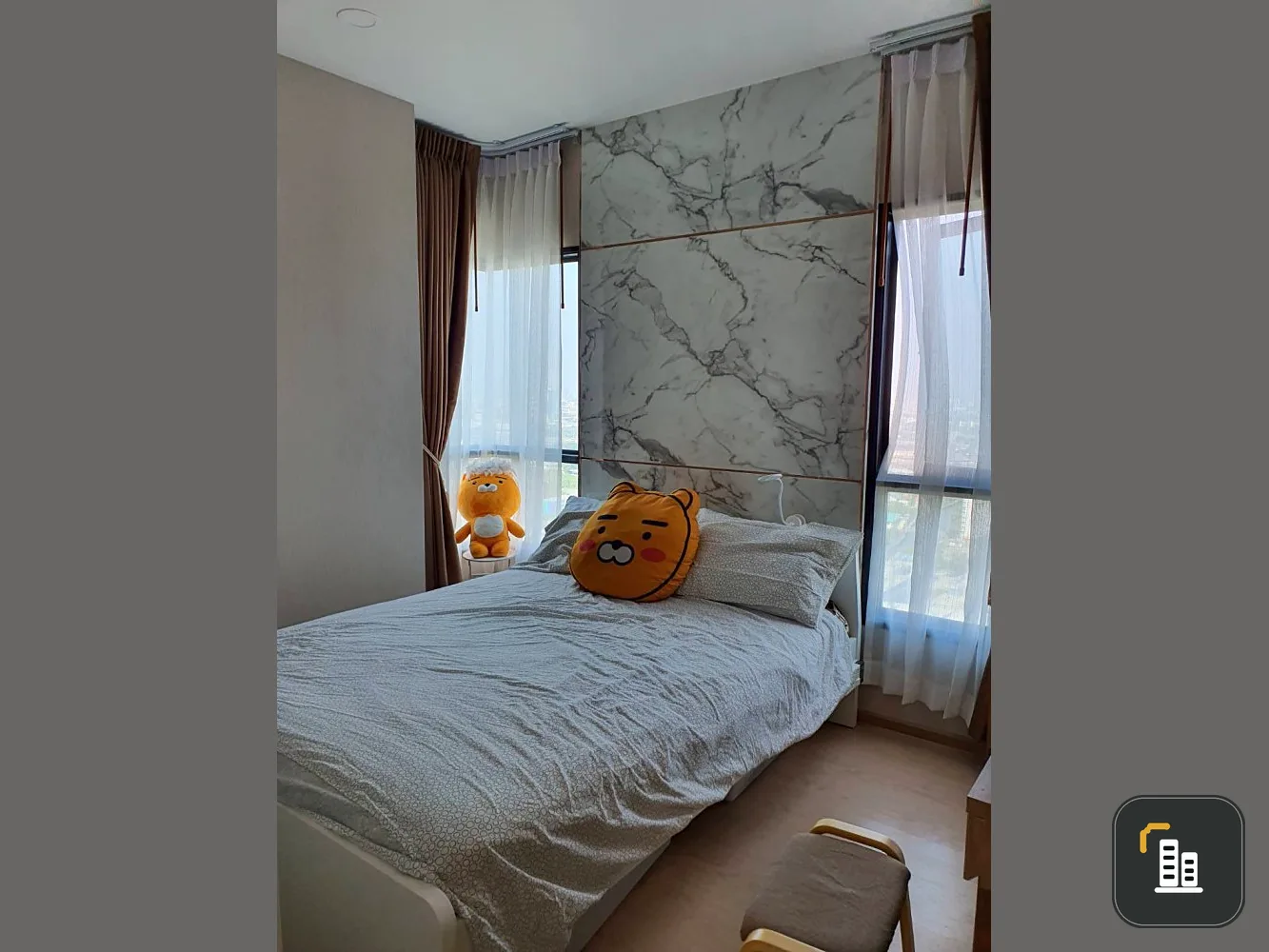 Condo for rent, The Tree Sukhumvit 71-Ekkamai, Ekkamai, 1 bedroom, 1 bathroom, beautiful room, very pleasant, convenient to travel, book now