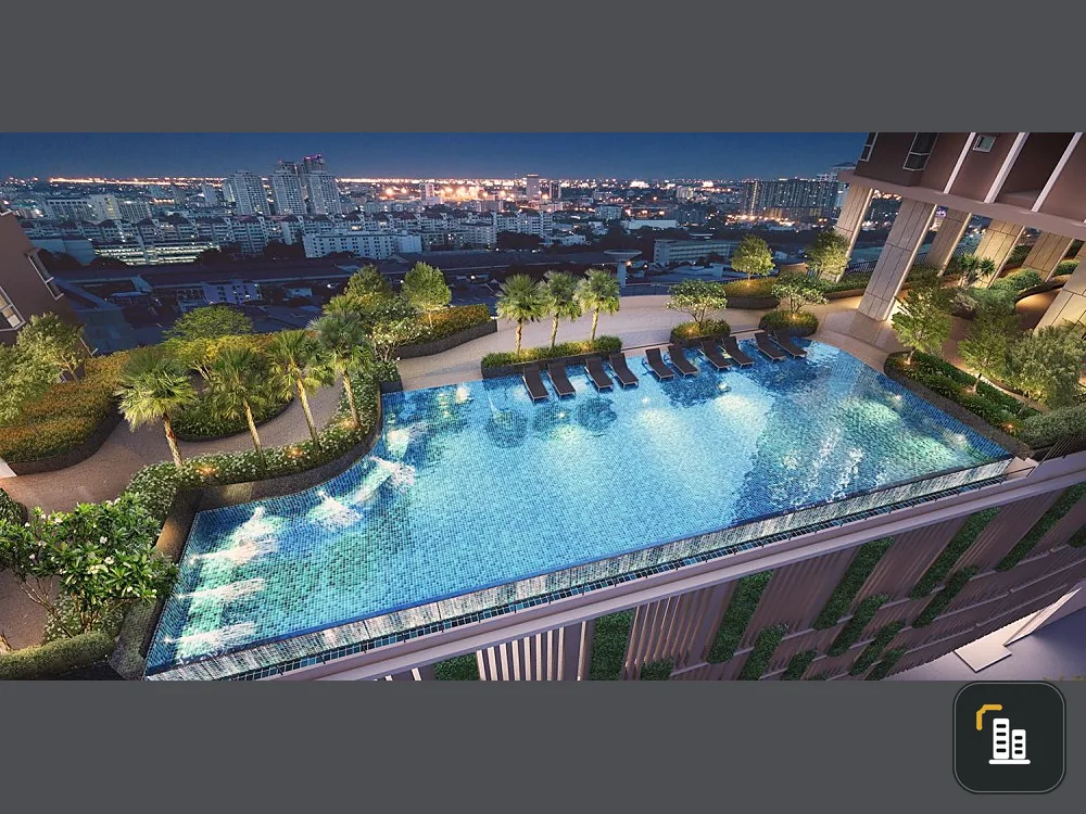 Selling down payment!! Condo Supalai Veranda Ramkhamhaeng, 23rd floor, Building B, new condo, good location, book now!!