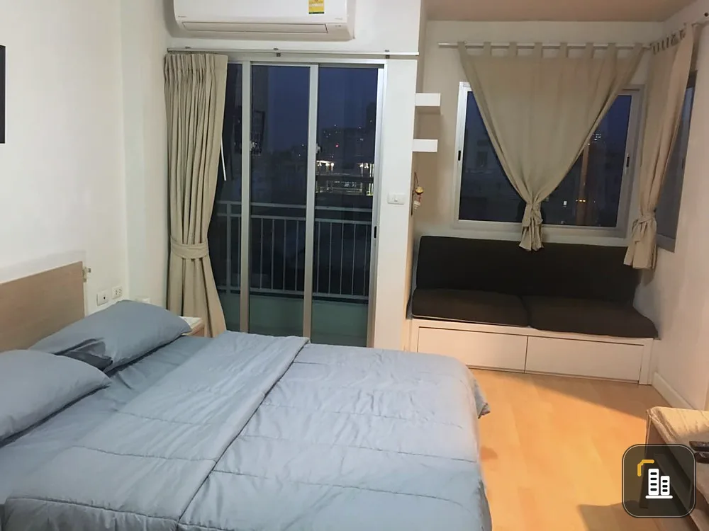For rent, My Condo Sukhumvit 52, Studio, 1 bathroom, beautiful view, fully furnished, ready to move in. Don't miss it.
