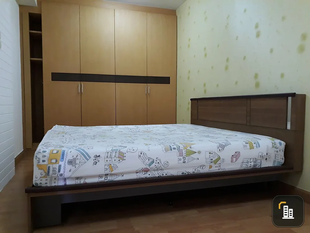 Condo for sale, City Home Rattanathibet, room near the elevator The bedroom has a balcony, fully furnished, hurry up.