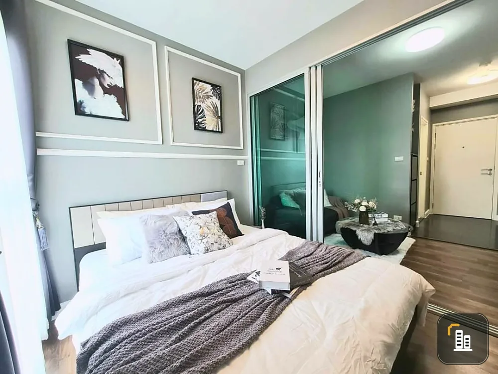 For sale Condo A Space Me Bangna, good location, convenient transportation, fully furnished, ready to move in. Don't miss it!!