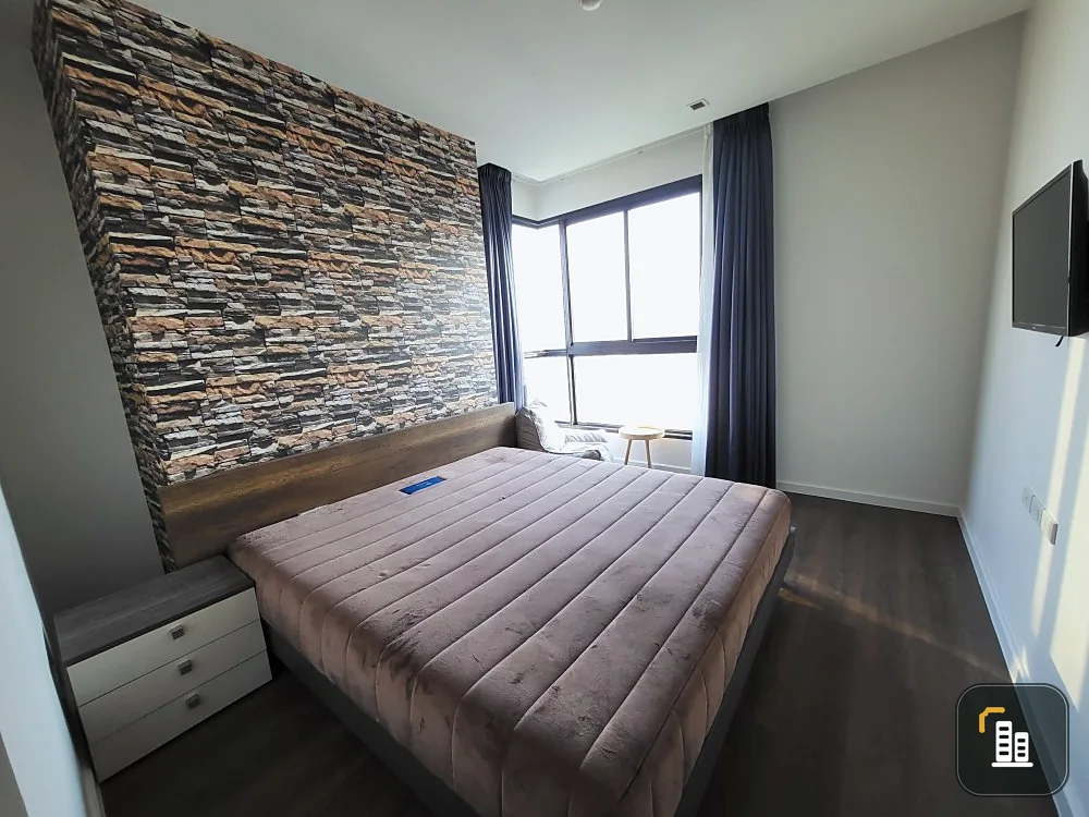Condo for sale, rent, Quinn Ratchada 17, high floor, very new room, decorated, ready to move in, fully furnished.