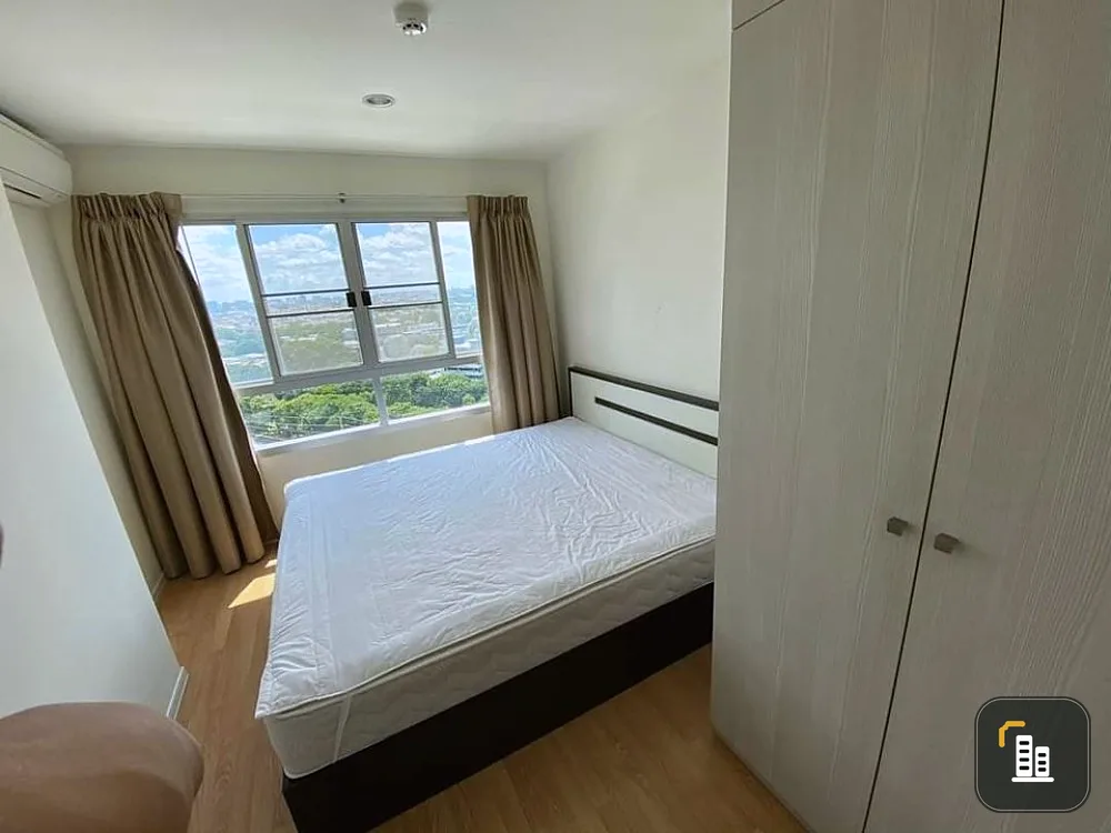 Sell / rent Lumpini Ville Prachachuen-Phongphet 2, white room, contrasting with the most beautiful wooden floor, get a city view, hurry to reserve