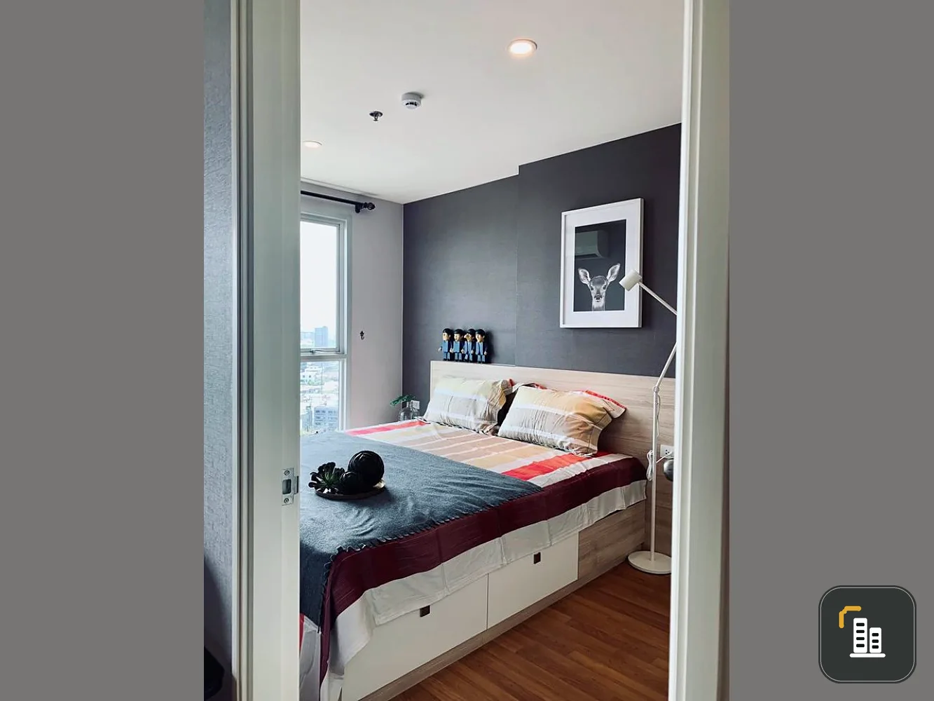 Condo for sale, The Selected Kaset-Ngamwongwan, clear view, beautiful built-in room, very nice, complete electrical appliances