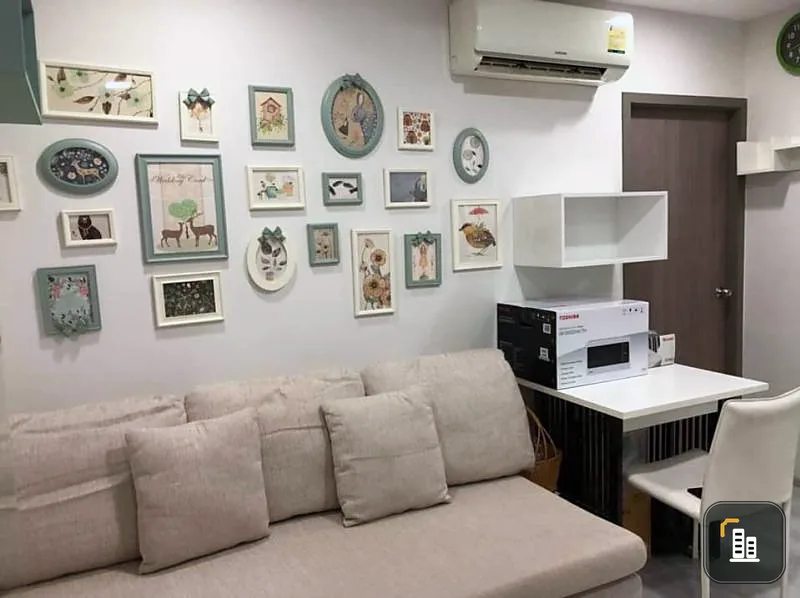 Condo for rent at Greene Chaengwattana, beautiful room, large living room, fully furnished, can move in.