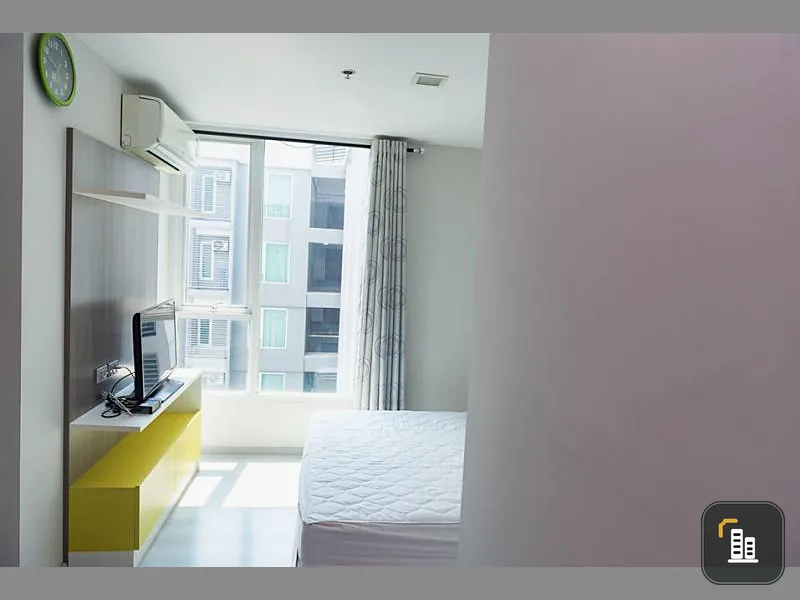 Urgent for sale, Grene Chaengwattana, Studio room, 21st floor, simple decoration, white, clean look, don't miss it!!