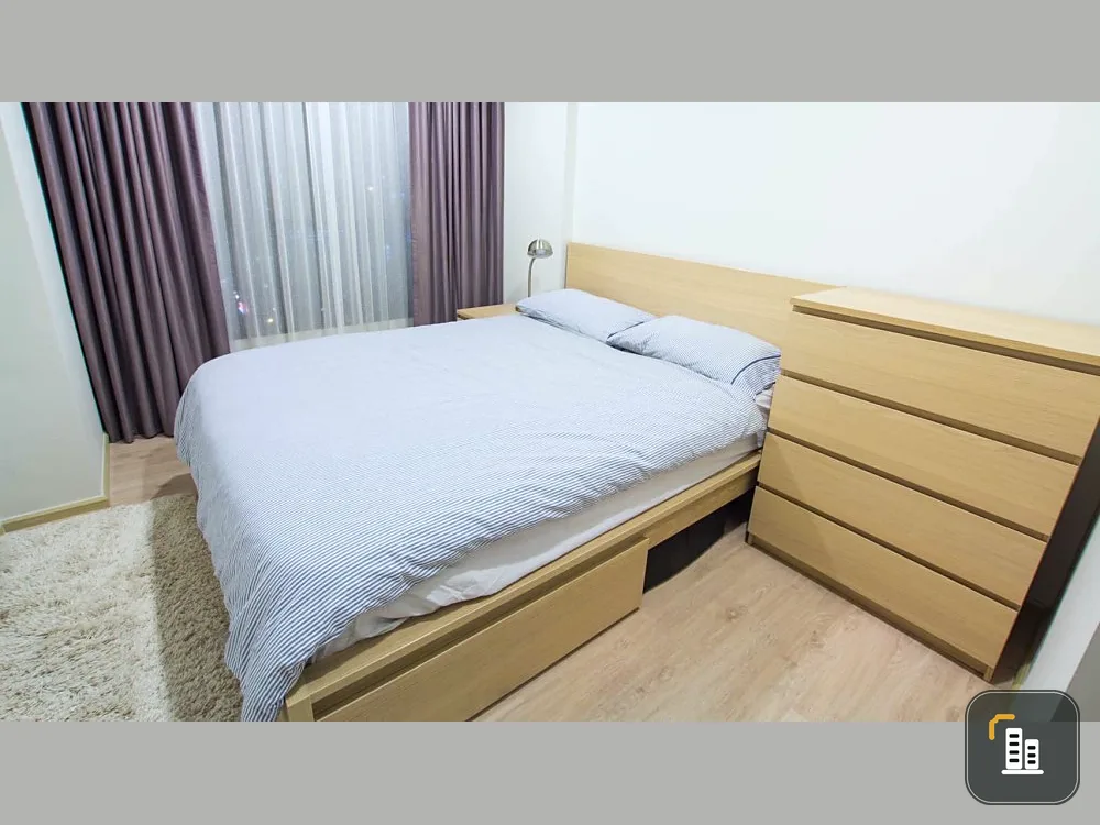 Condo for rent, Fuse Miti Ratchada-Sutthisan, nice room, comes with furniture and electrical appliances. If interested, you need to reserve immediatel