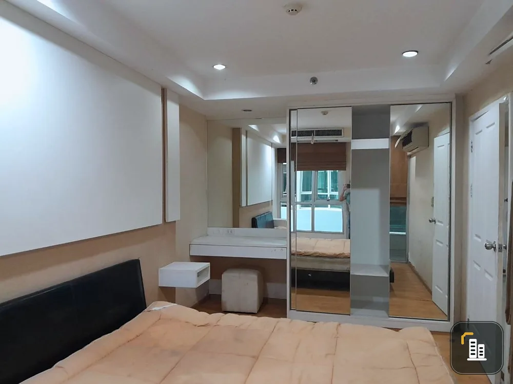 For rent!! Condo The Inspire Place ABAC Rama 9 Room No. 1244, 12th floor, good location, ready to move in, don't miss it!!