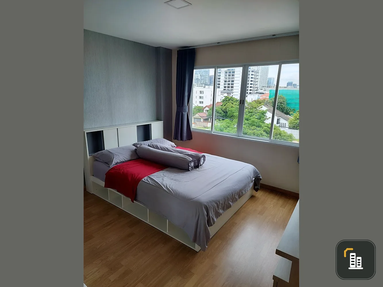 Condo for sale, The Maple Ratchada-Ladprao, beautiful room, separated, very good. The view is clear, not blocking the view. Book now