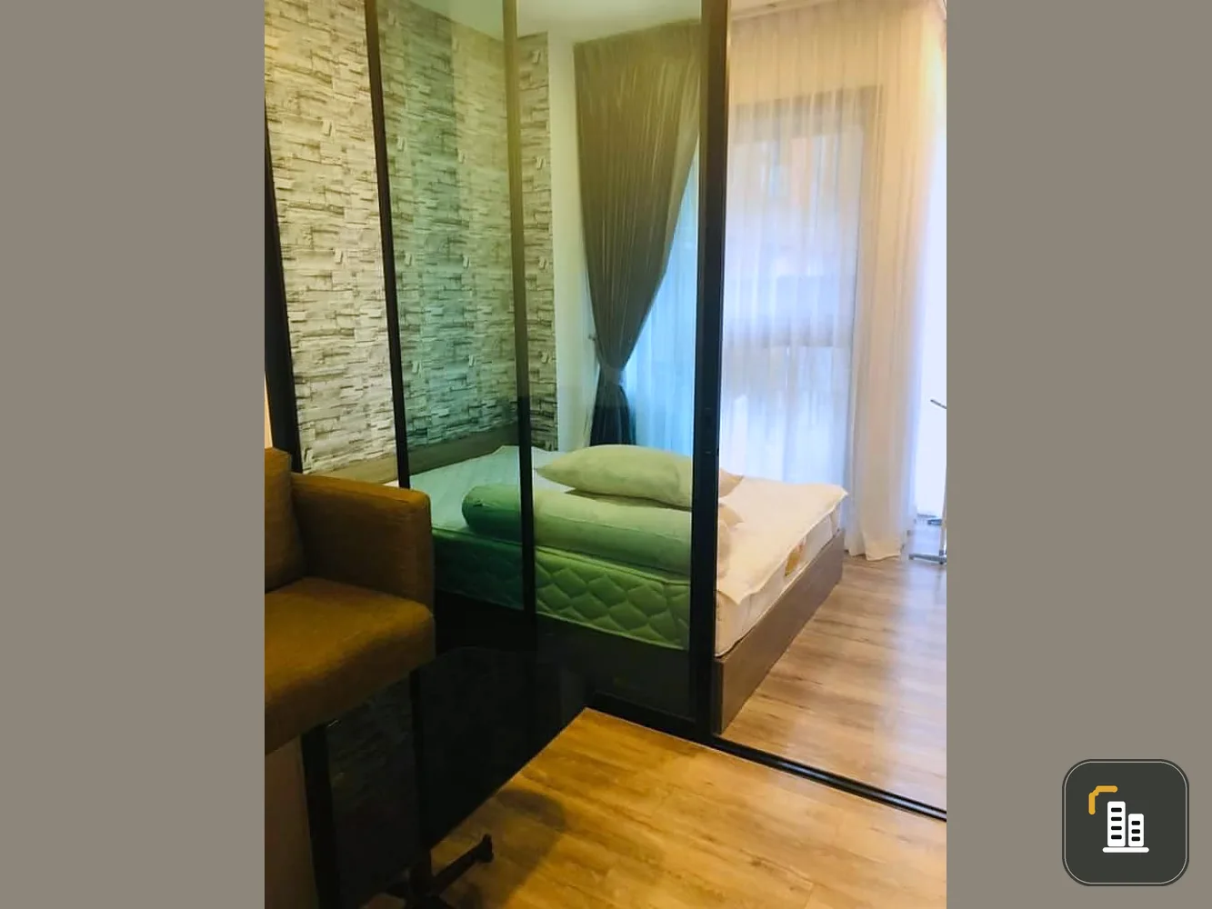 Sale Brown Condo Ratchada 32 rooms are decorated. complete furniture and electrical appliances You can reserve in advance.