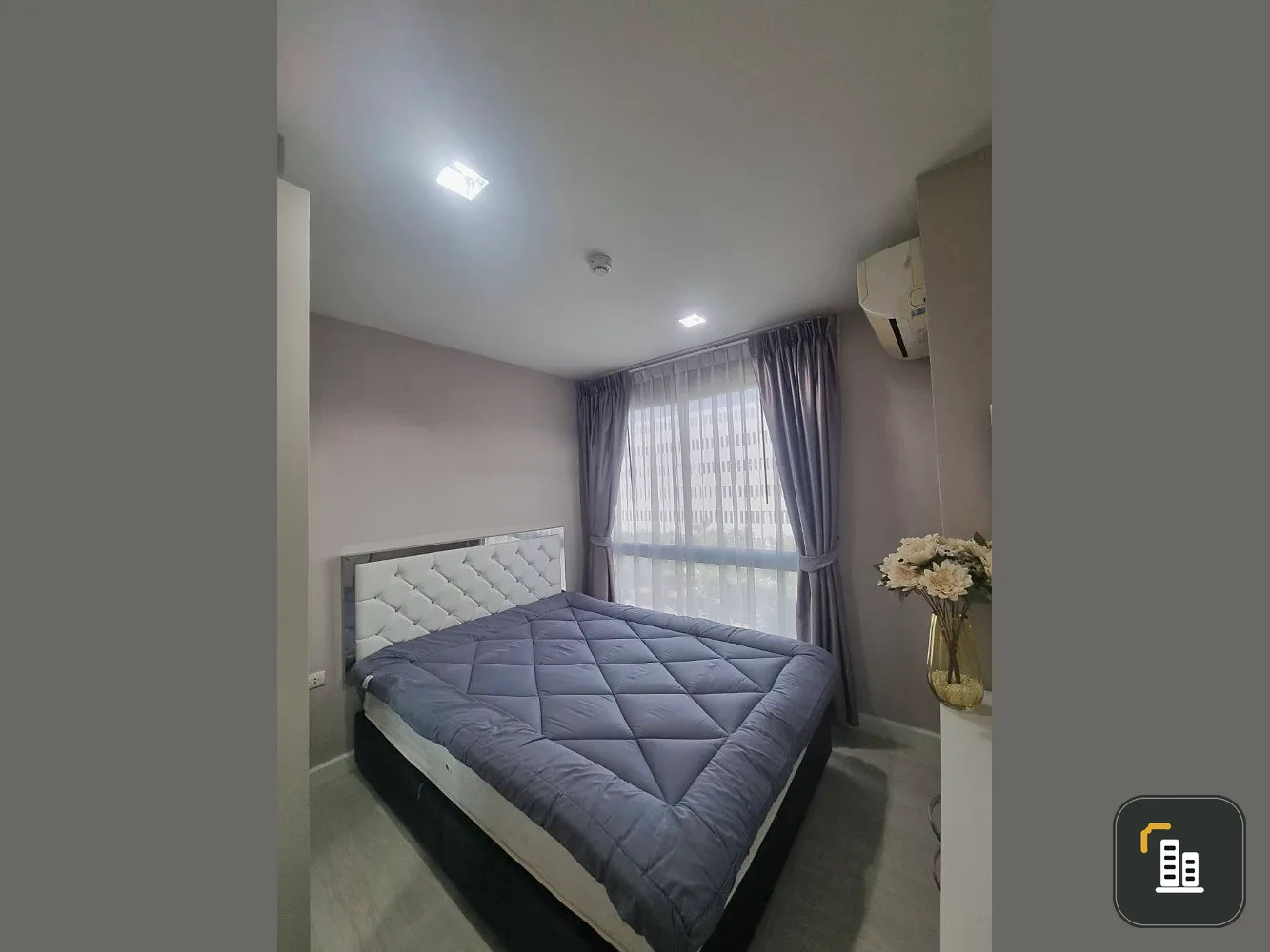 For sale, Metro Luxe Kaset, Building C, 5th floor, decorated with a beautiful, luxurious room, the front is the best, plus all electrical appliances c