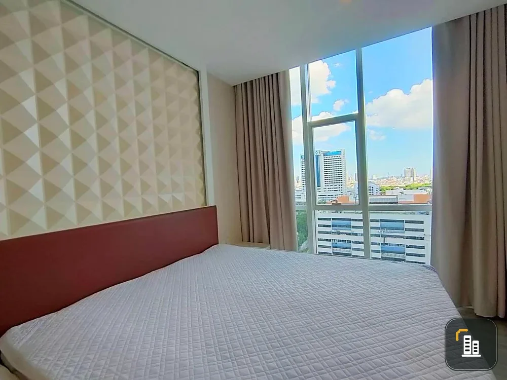 Condo for sale, The Room Sathorn-Taksin, beautiful room, very nice, no block view, ready to move in immediately If interested, hurry to reserve. Beaut