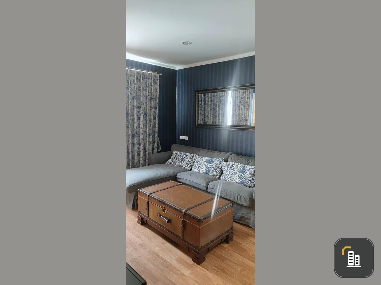 Condo for rent, Lumpini Ville Lasalle-Bearing, 2 bedrooms, 2 bathrooms, fully furnished, ready to move in. Don't miss it.